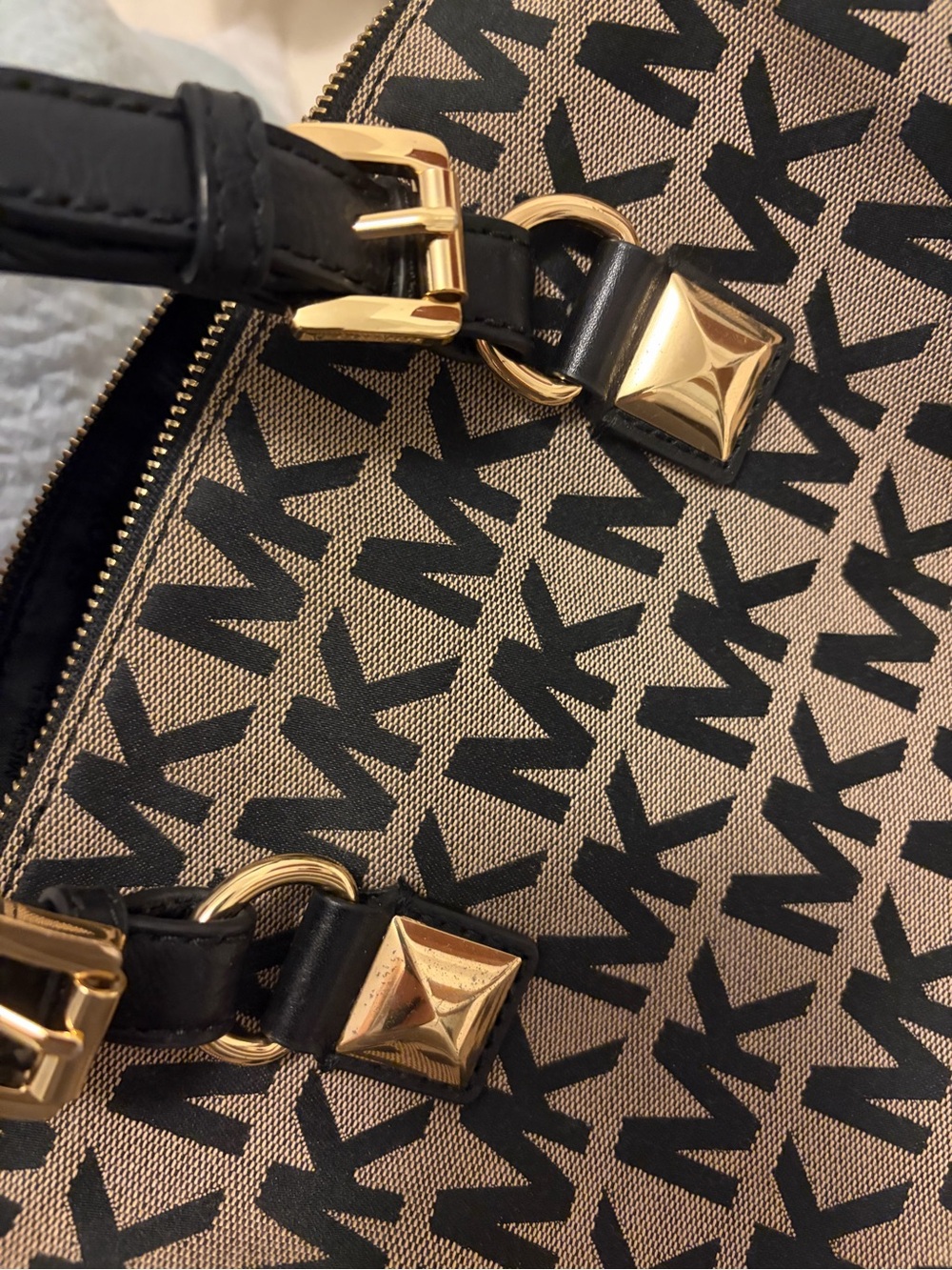 Michael Kors Logo Bowling Bag - Picture 3 of 11